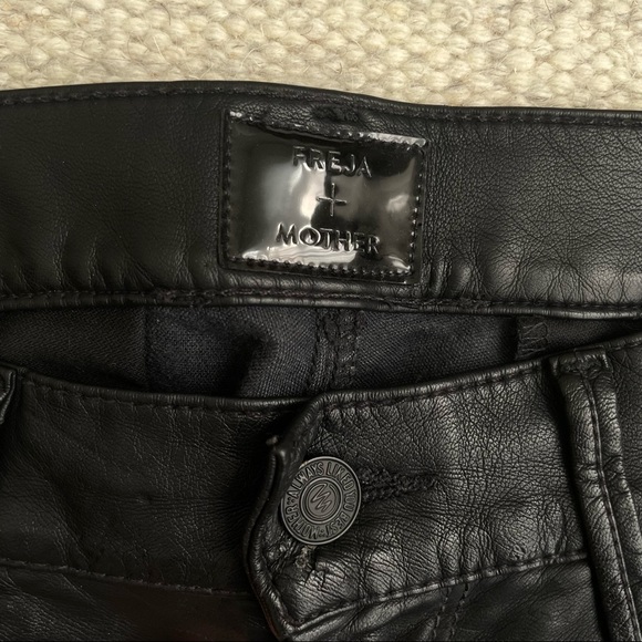 Mother Faux Leather Pants - Picture 4 of 6